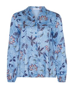 Dames blouse blauw