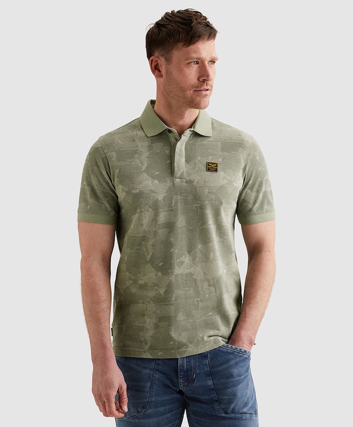 Heren polo groen