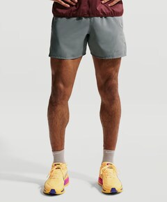 Nike Miler Men's Dri-fit 5i Brief-l heren shorts grijs