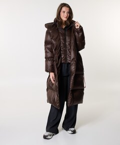 Dames jas bruin