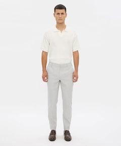 THEOPL 769 CLOUD LINEN heren broek grijs