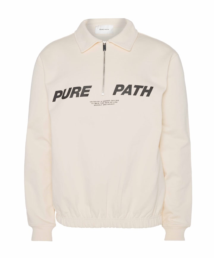 Heren sweater ecru