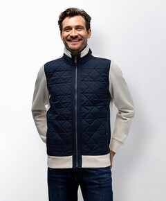 Heren vest blauw