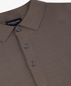 Heren polo beige