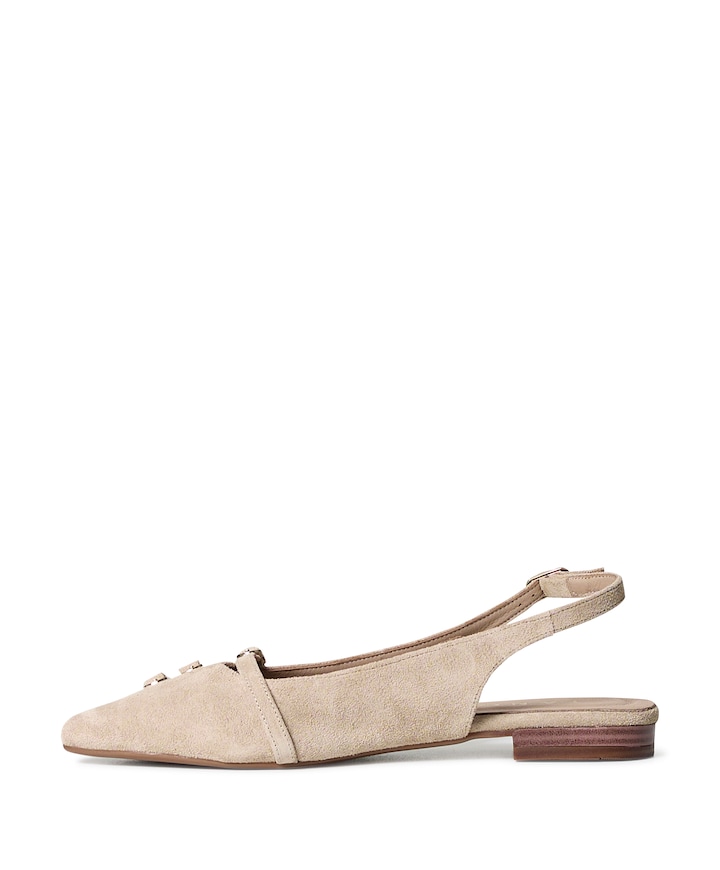 dames slingbacks beige