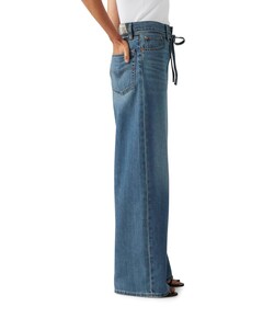 XL straight dames jeans blauw