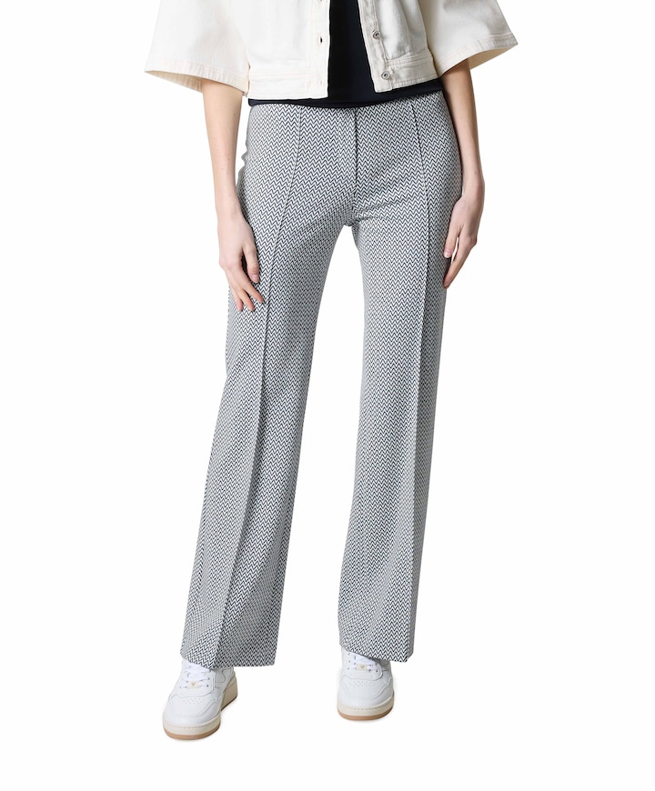 Bootcut Slim dames broek blauw