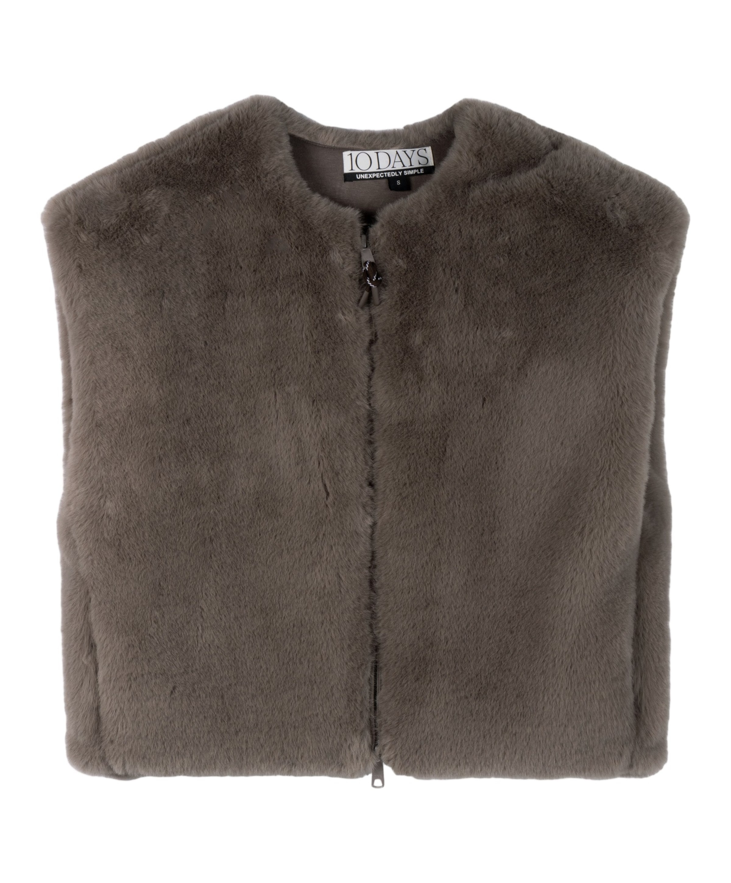 Dames gilet grijs