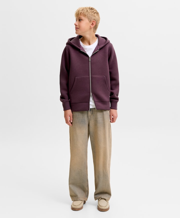 Jongens vest bruin