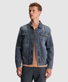 Heren spijkerjas blauw