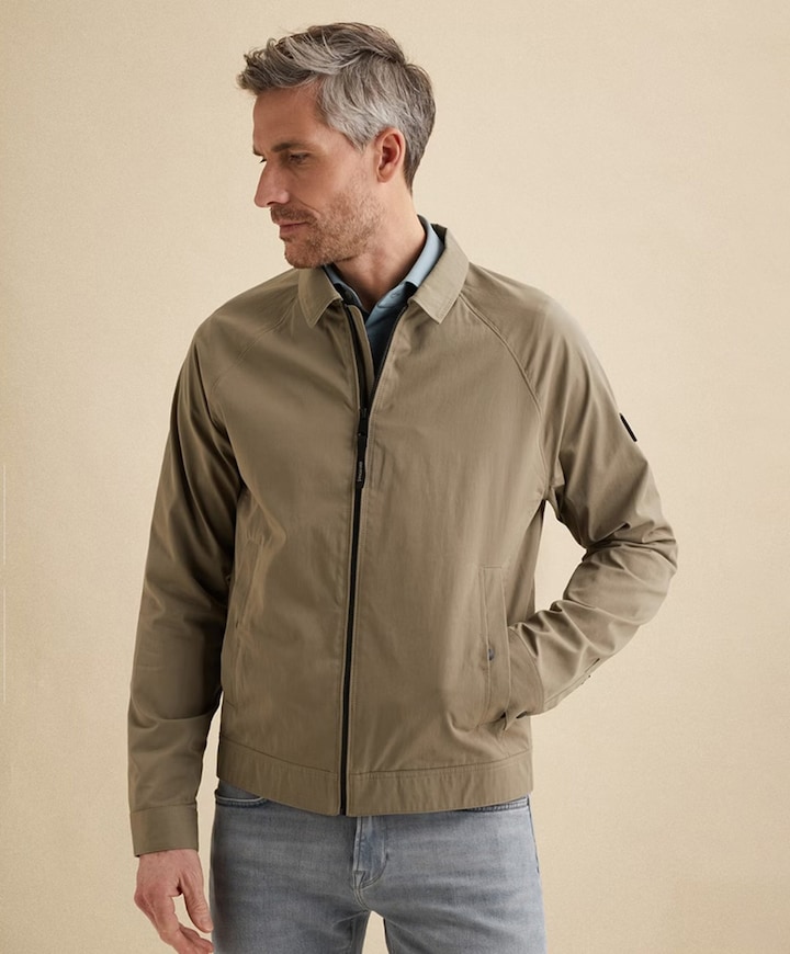 Heren jas beige