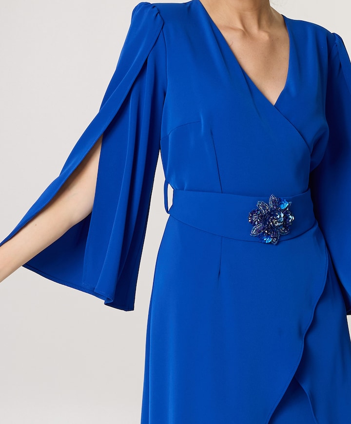 Dames jurk blauw