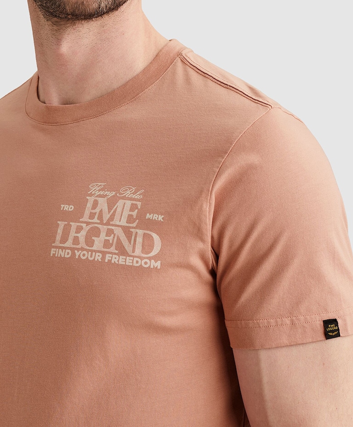 Heren T-shirt roze