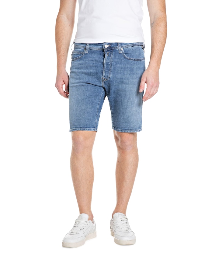 RBJ 981 heren korte broek blauw