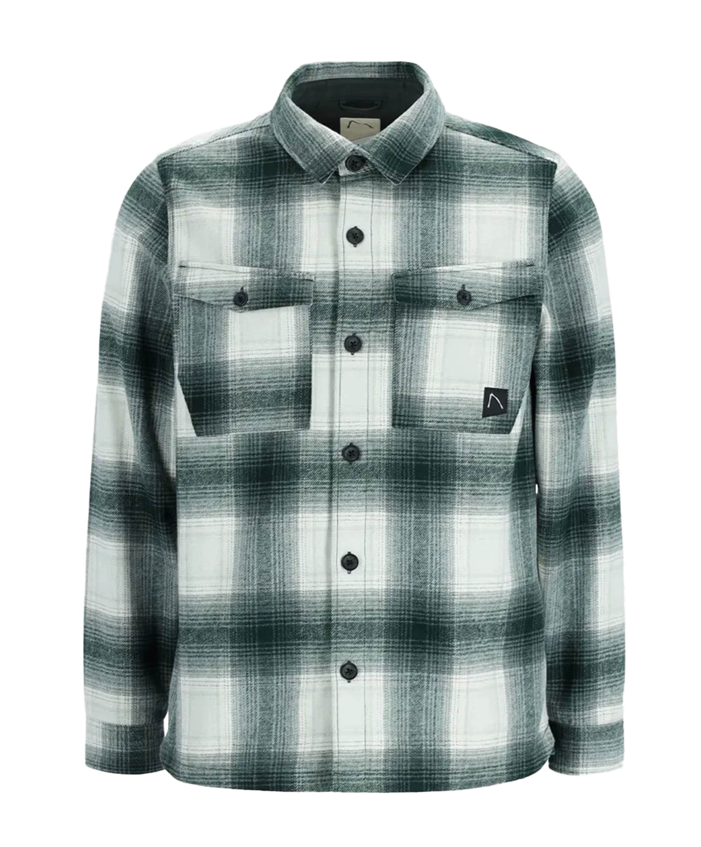 Heren overshirt groen
