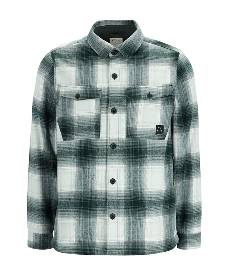 Heren overshirt groen
