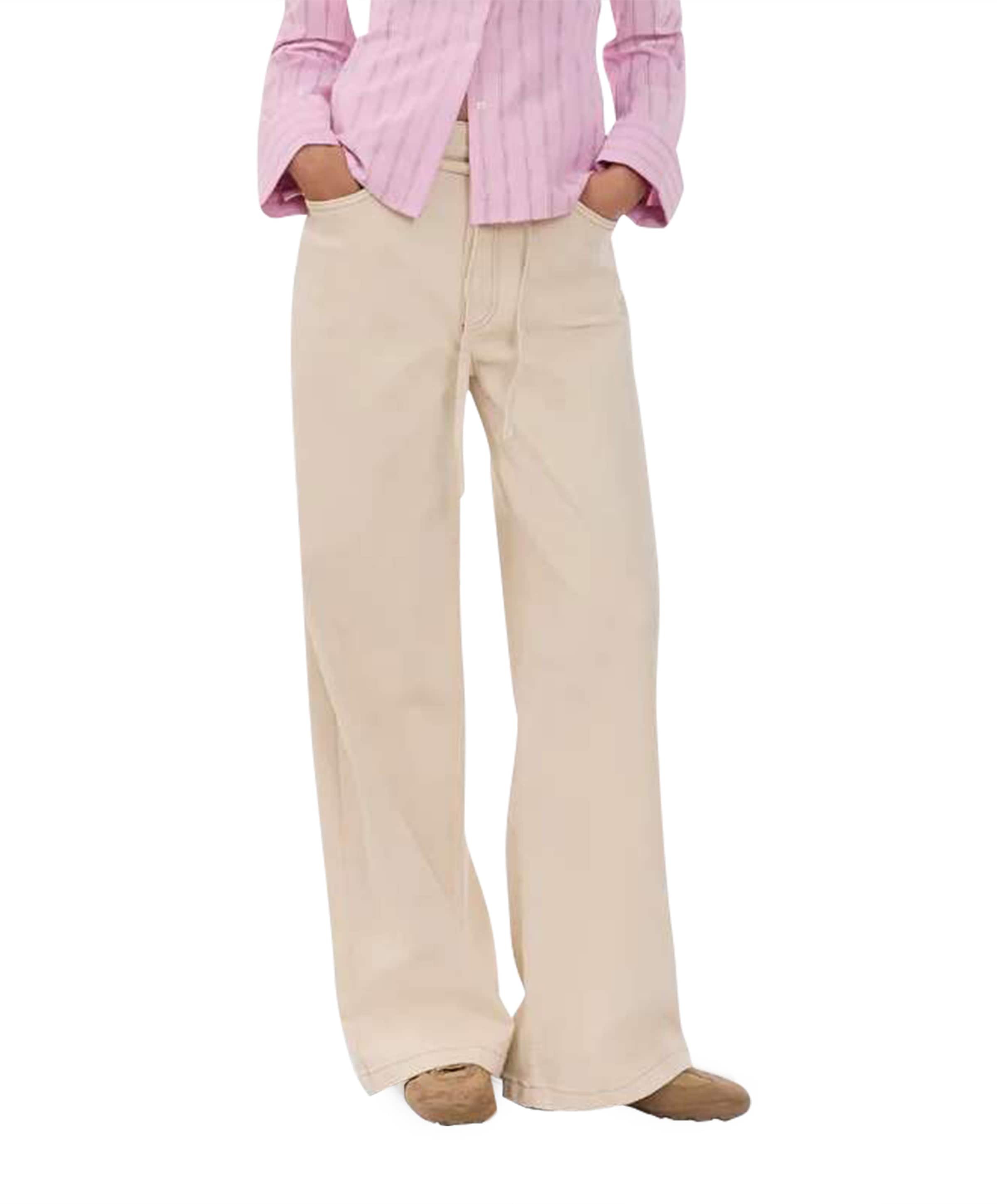 Isoldemd solid dames jeans beige