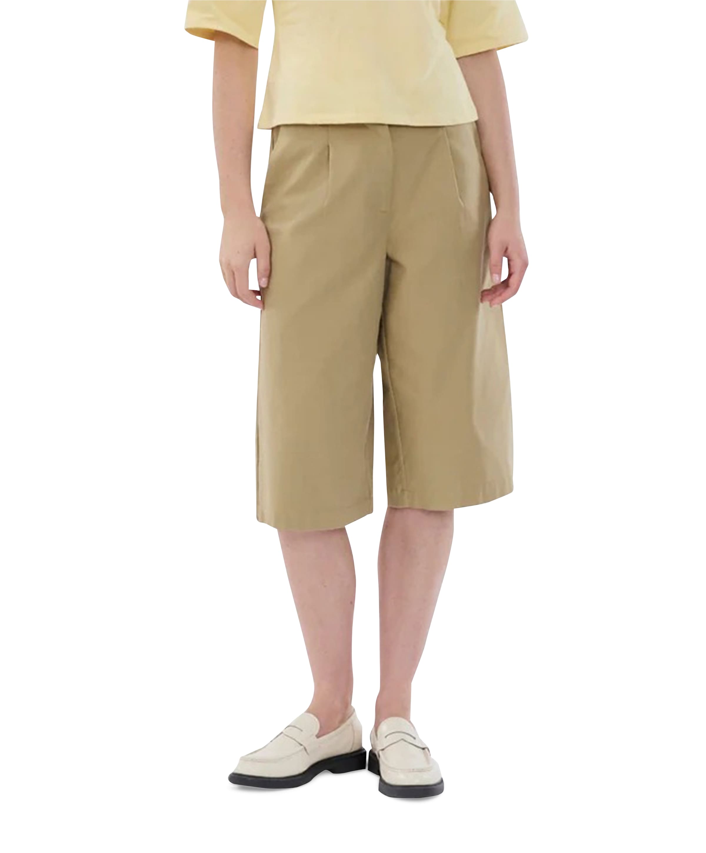 Toremd long dames korte broek beige