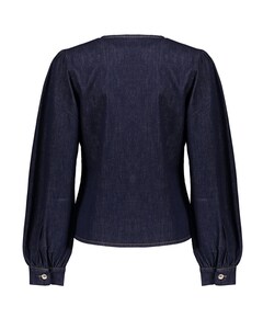 Dames blouse blauw