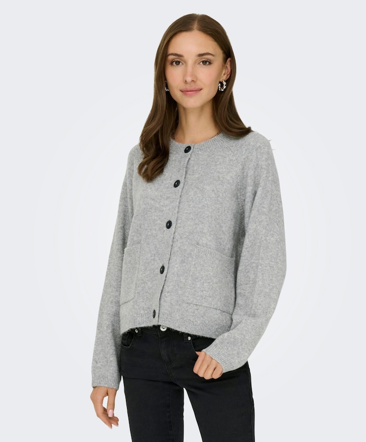 Dames vest grijs