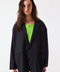 Dames blazer blauw