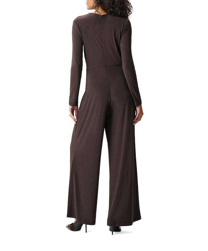 dames jumpsuit bruin