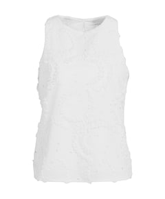 Dames top ecru