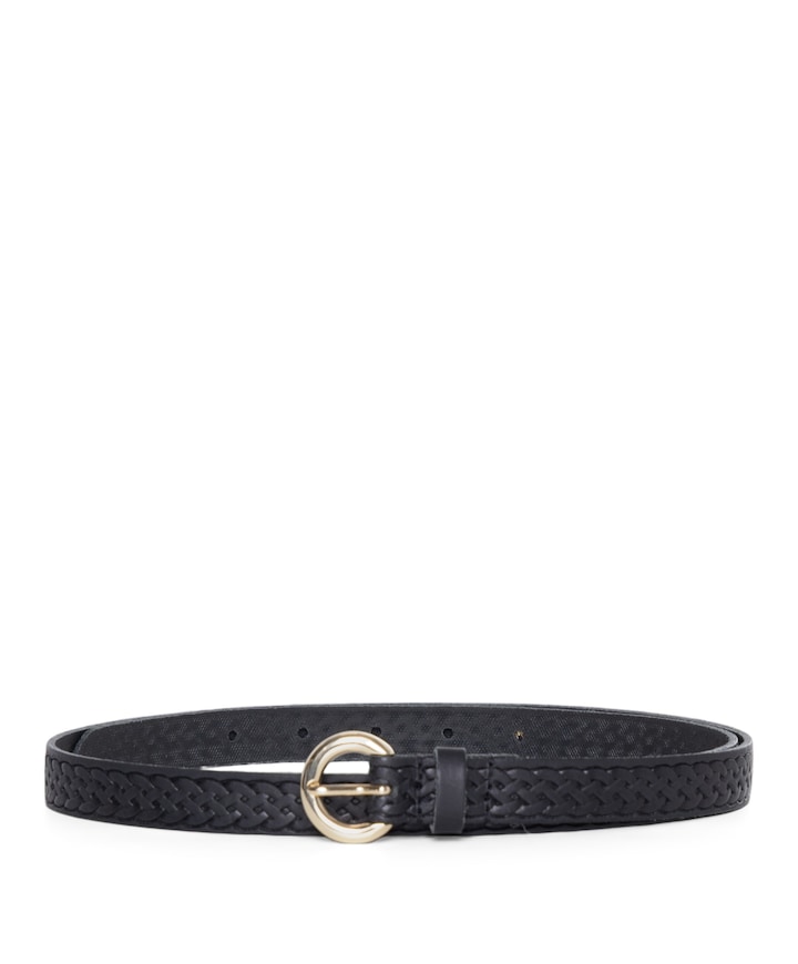 Dames riem zwart