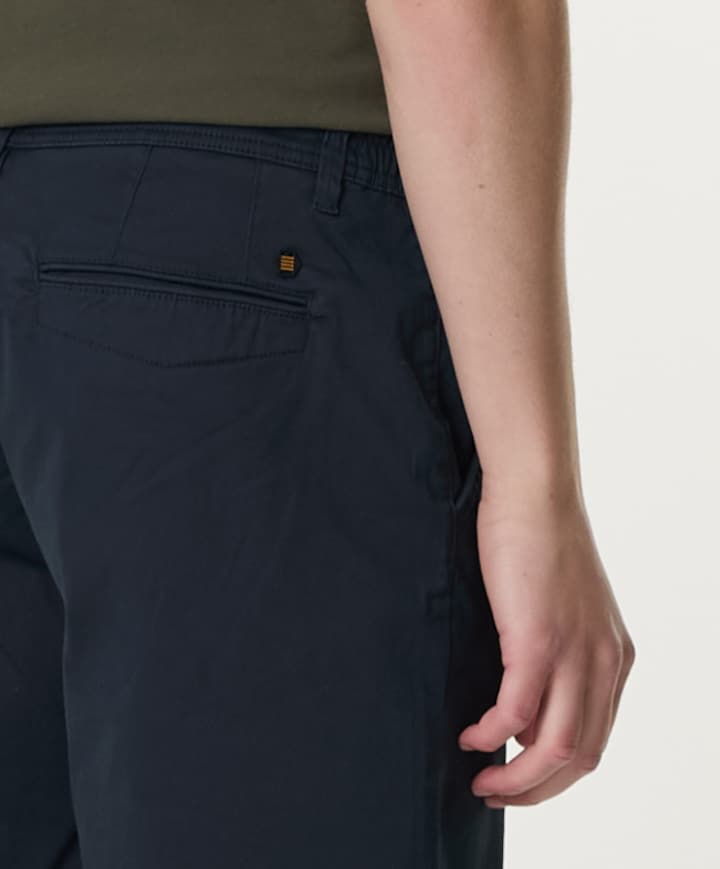 Shorts Chino Stretch heren korte broek blauw