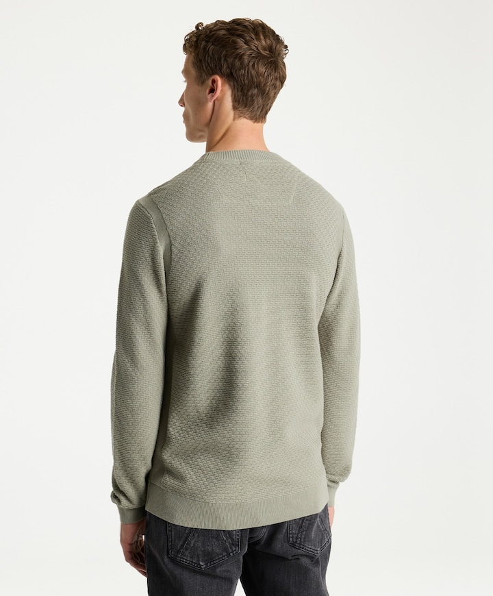 Heren trui groen