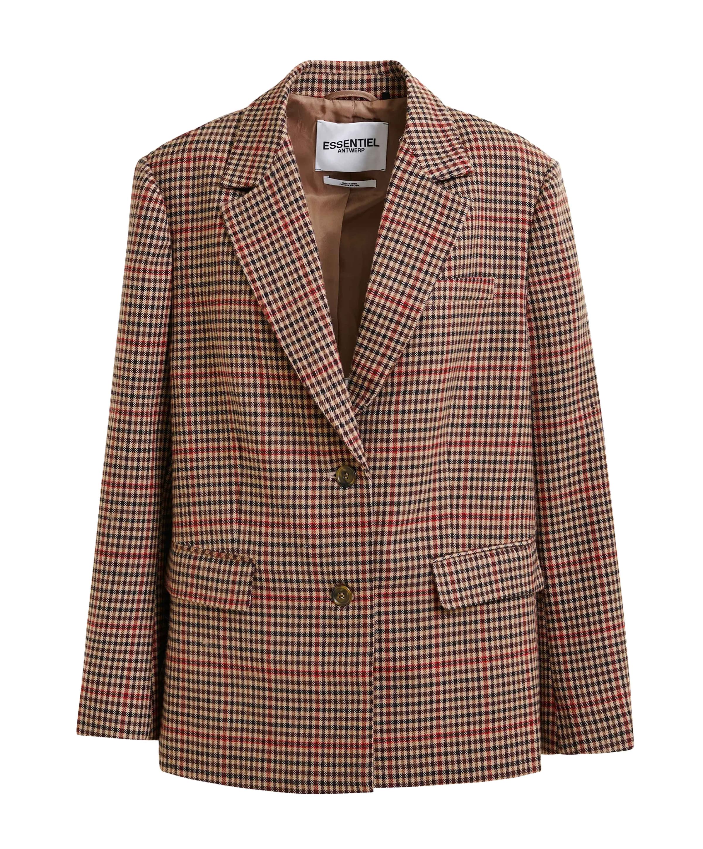 Dames blazer bruin