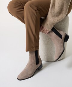 Berenice enkellaarzen beige