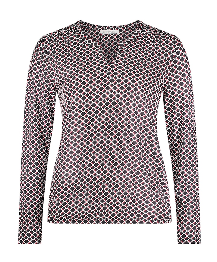 Dames longsleeve zwart