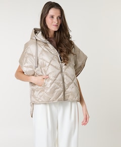 Dames cape beige