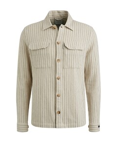 Overhemd lange mouw beige