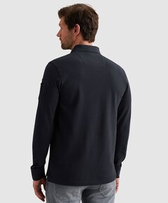 Heren polo blauw
