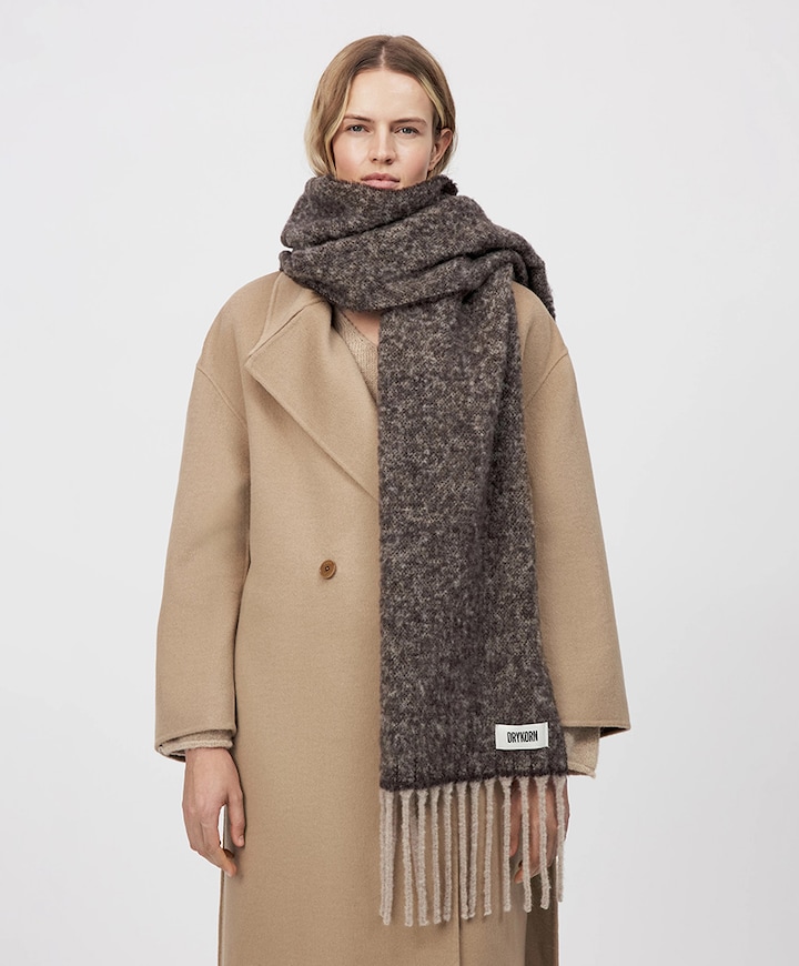 Dames sjaal bruin