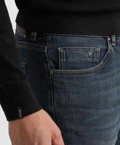 V40 RIDER SOFT USED INDIGO heren jeans blauw