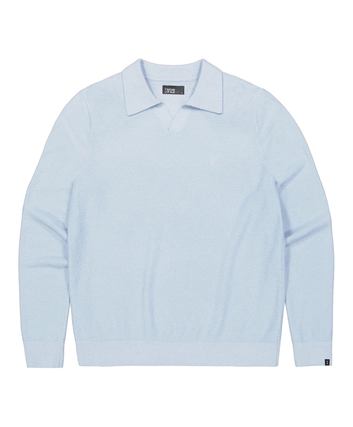 Heren polo blauw