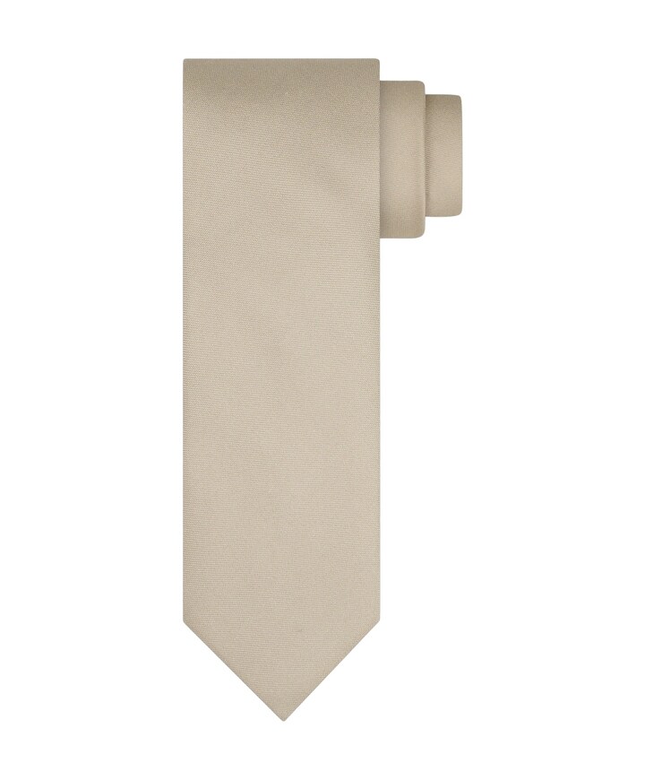 Heren stropdas beige