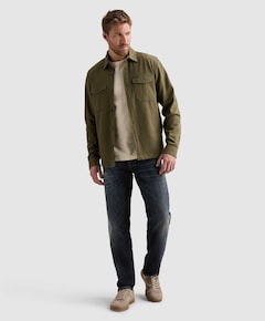 Heren overshirt groen