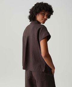 Dames blouse bruin