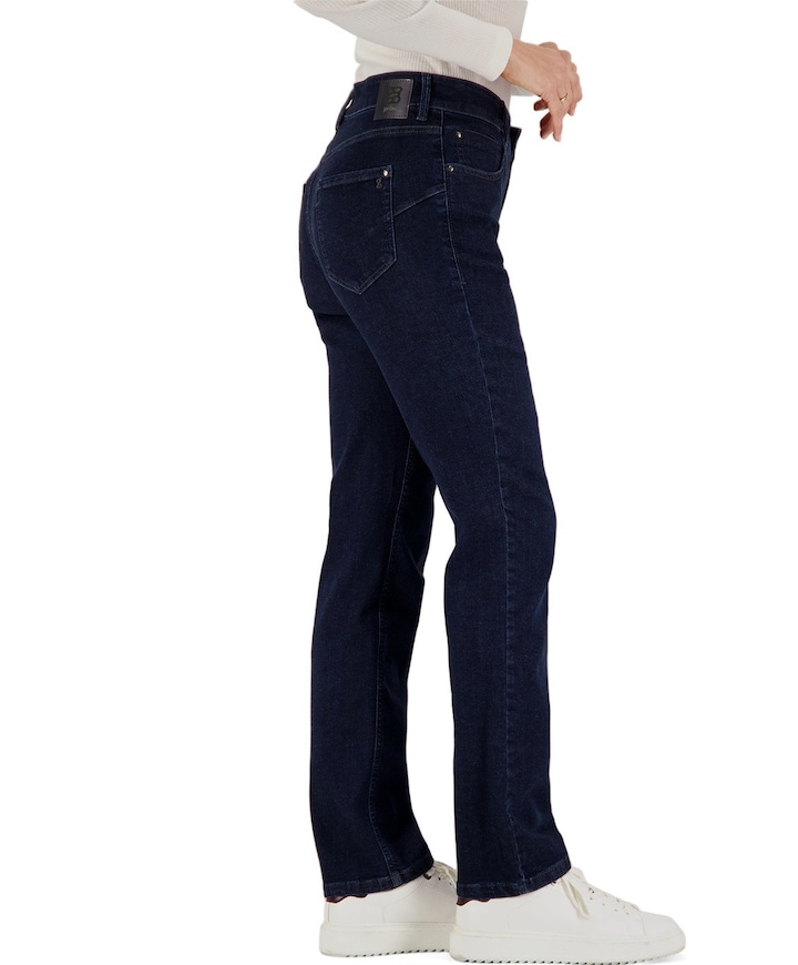 Hose 5-Pocket Straight dames jeans blauw