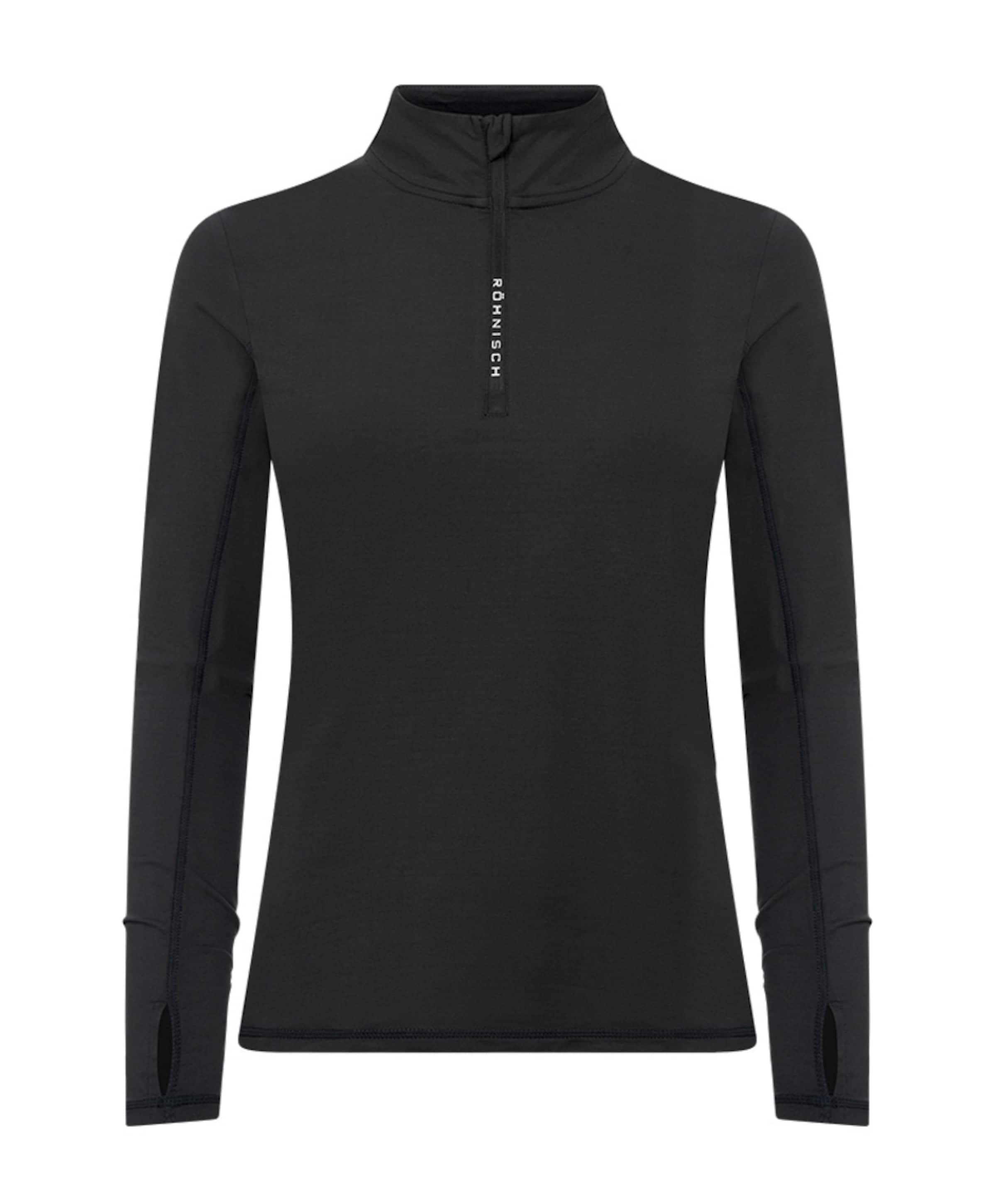 Dames thermoshirt zwart