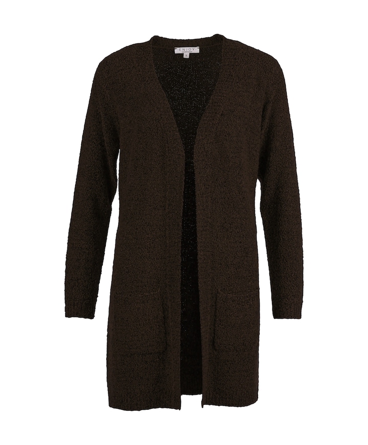 Dames vest bruin