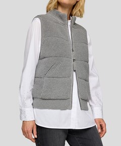 Dames gilet grijs