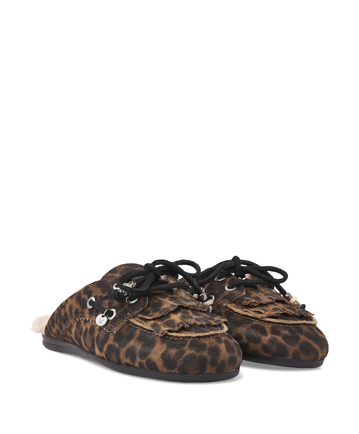 June Jutta dames clogs bruin