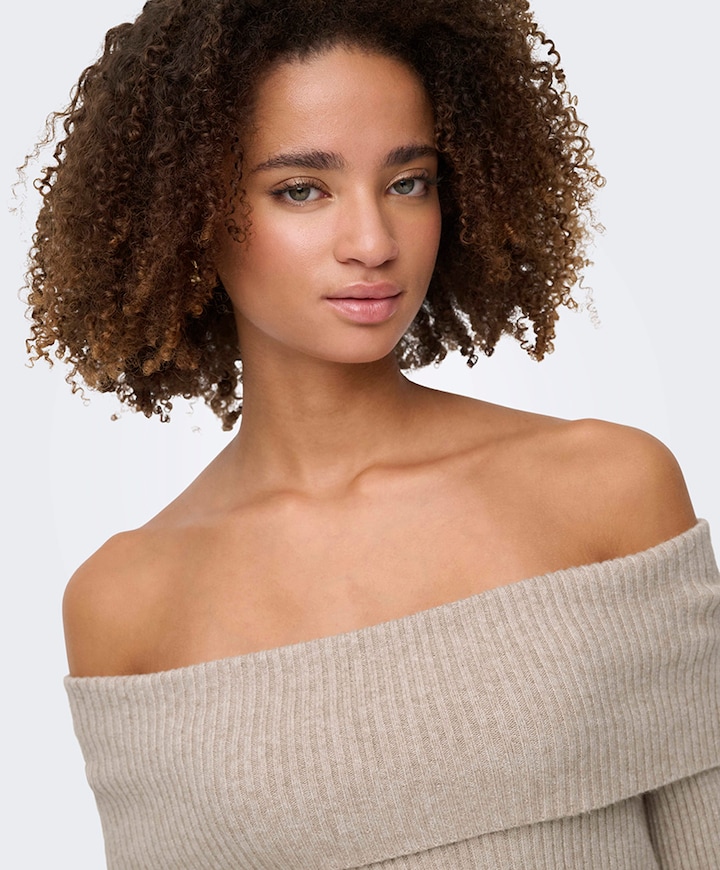 Dames trui beige