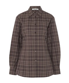 Dames blouse bruin