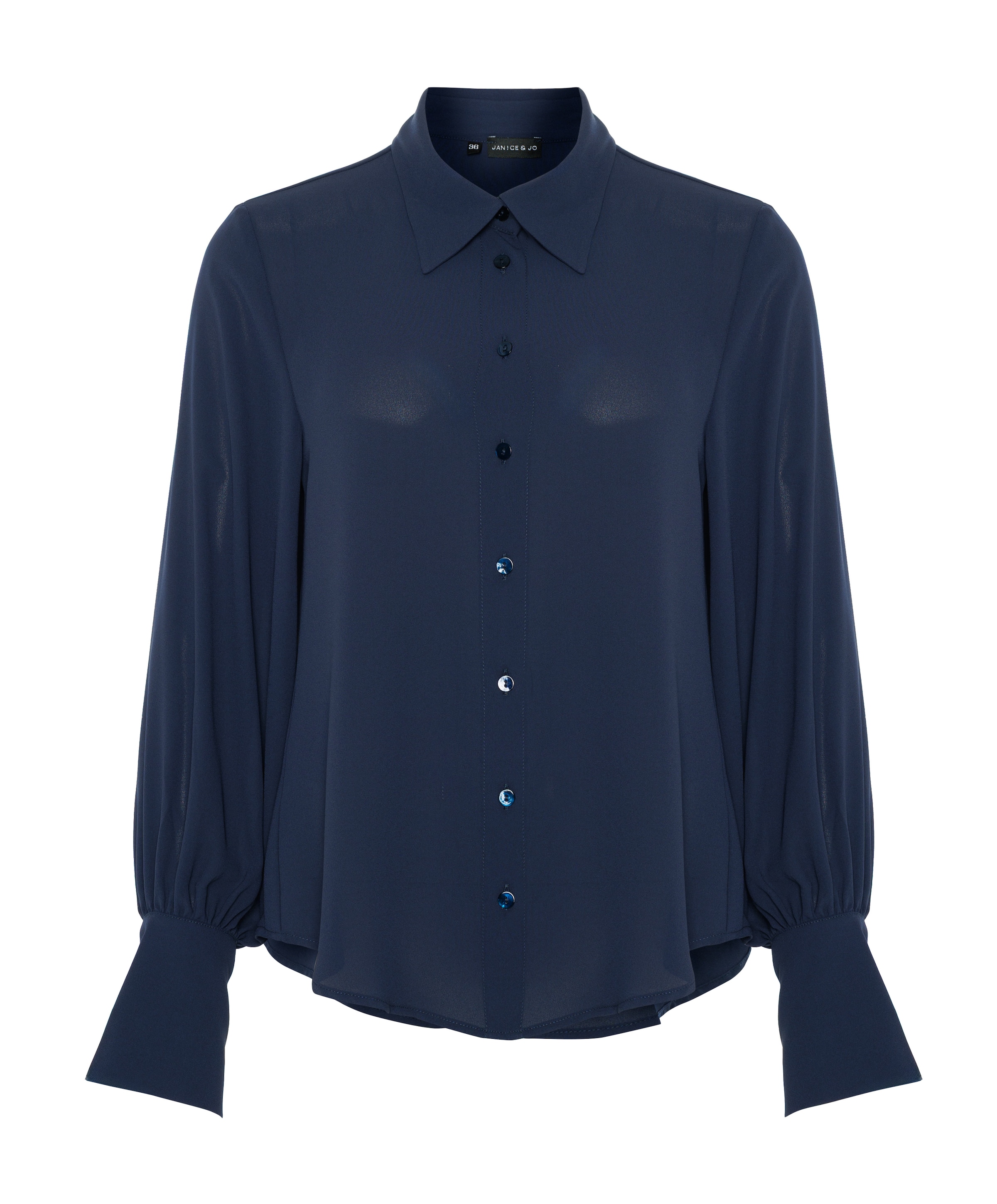 Dames blouse blauw
